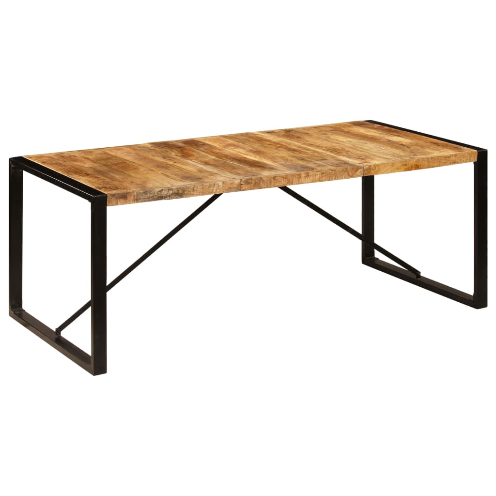 Dining Table 200x100x75 cm Solid Mango Wood