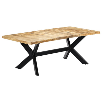 Dining Table 200x100x75 cm Solid Mango Wood