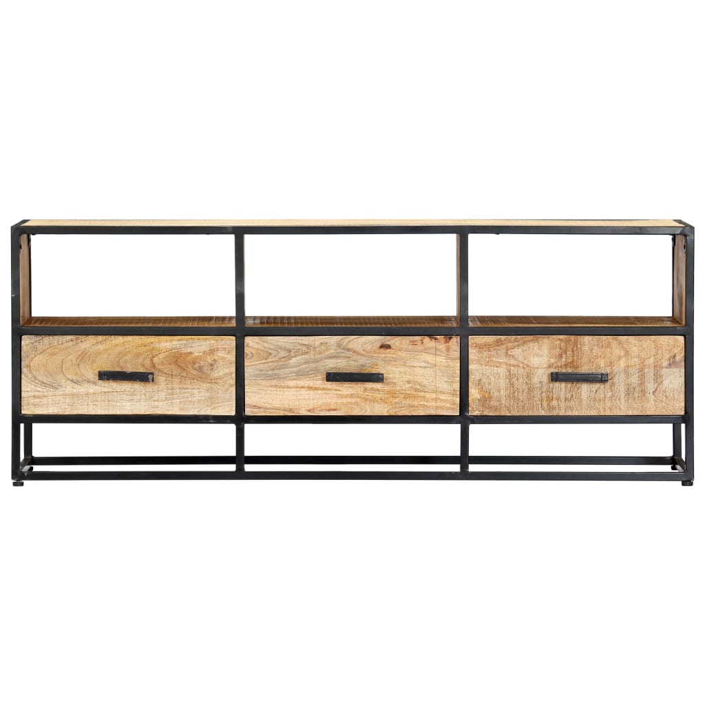 TV Cabinet 120x30x45 cm Solid Mango Wood