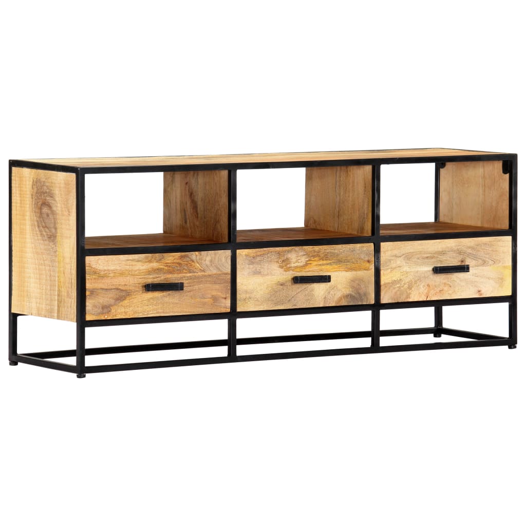 TV Cabinet 120x30x45 cm Solid Mango Wood