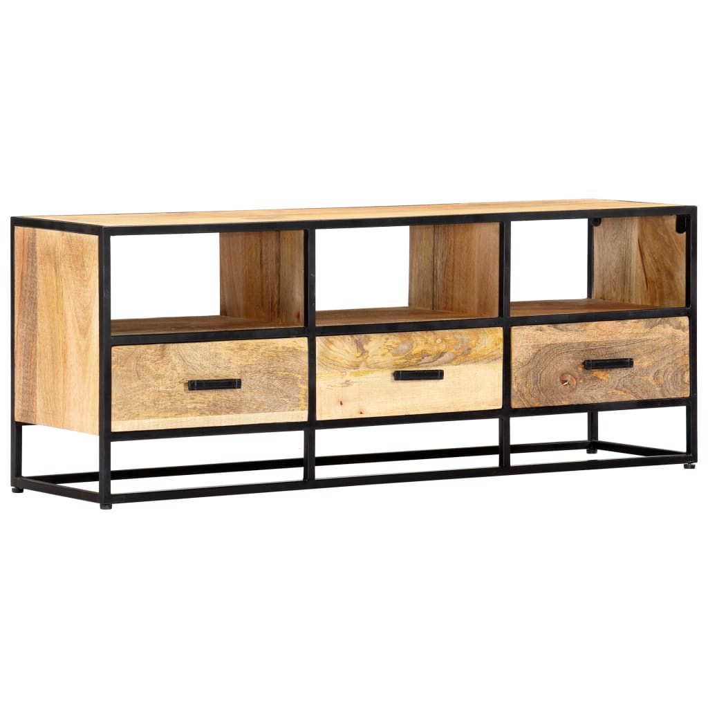 TV Cabinet 120x30x45 cm Solid Mango Wood