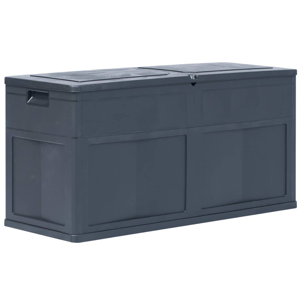 Garden Storage Box 320 L Black