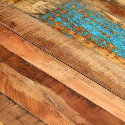 Dining Table 118x60x76 cm Solid Reclaimed Wood