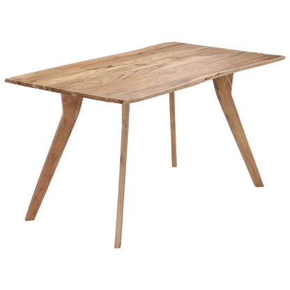 Dining Table 140x80x76 cm Solid Acacia Wood