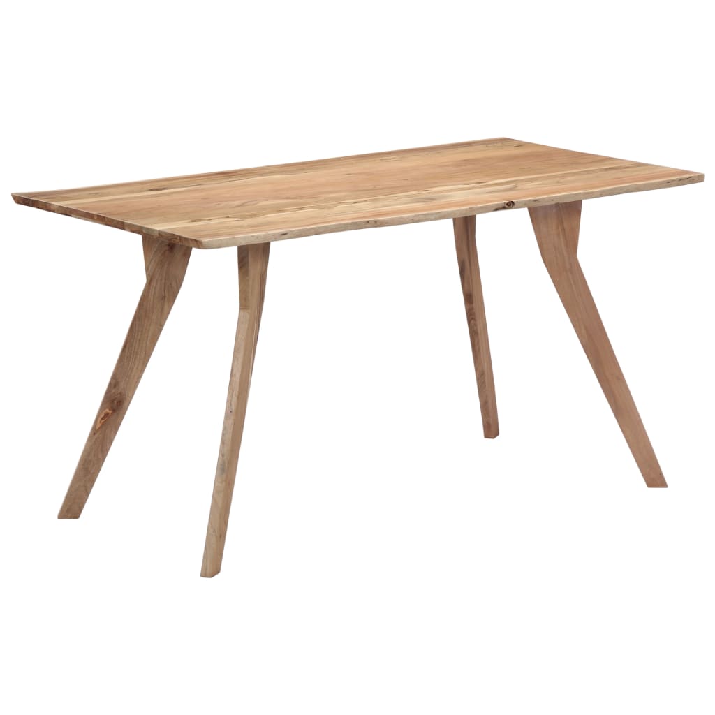 Dining Table 140x80x76 cm Solid Acacia Wood