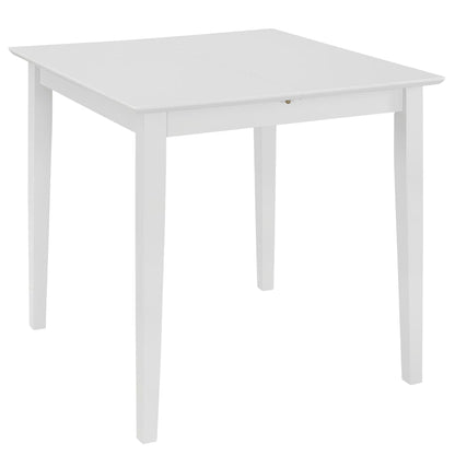 Extendable Dining Table White (80-120)x80x74 cm MDF