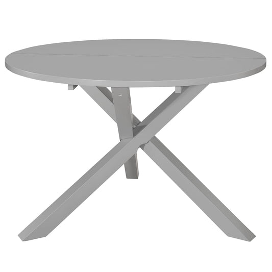 Dining Table Grey 120x75 cm MDF