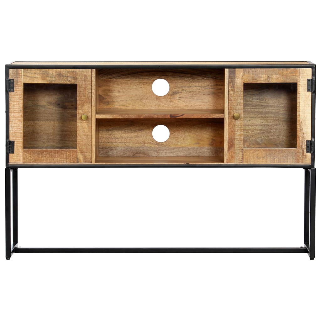 TV Cabinet 120x30x75 cm Solid Reclaimed Wood