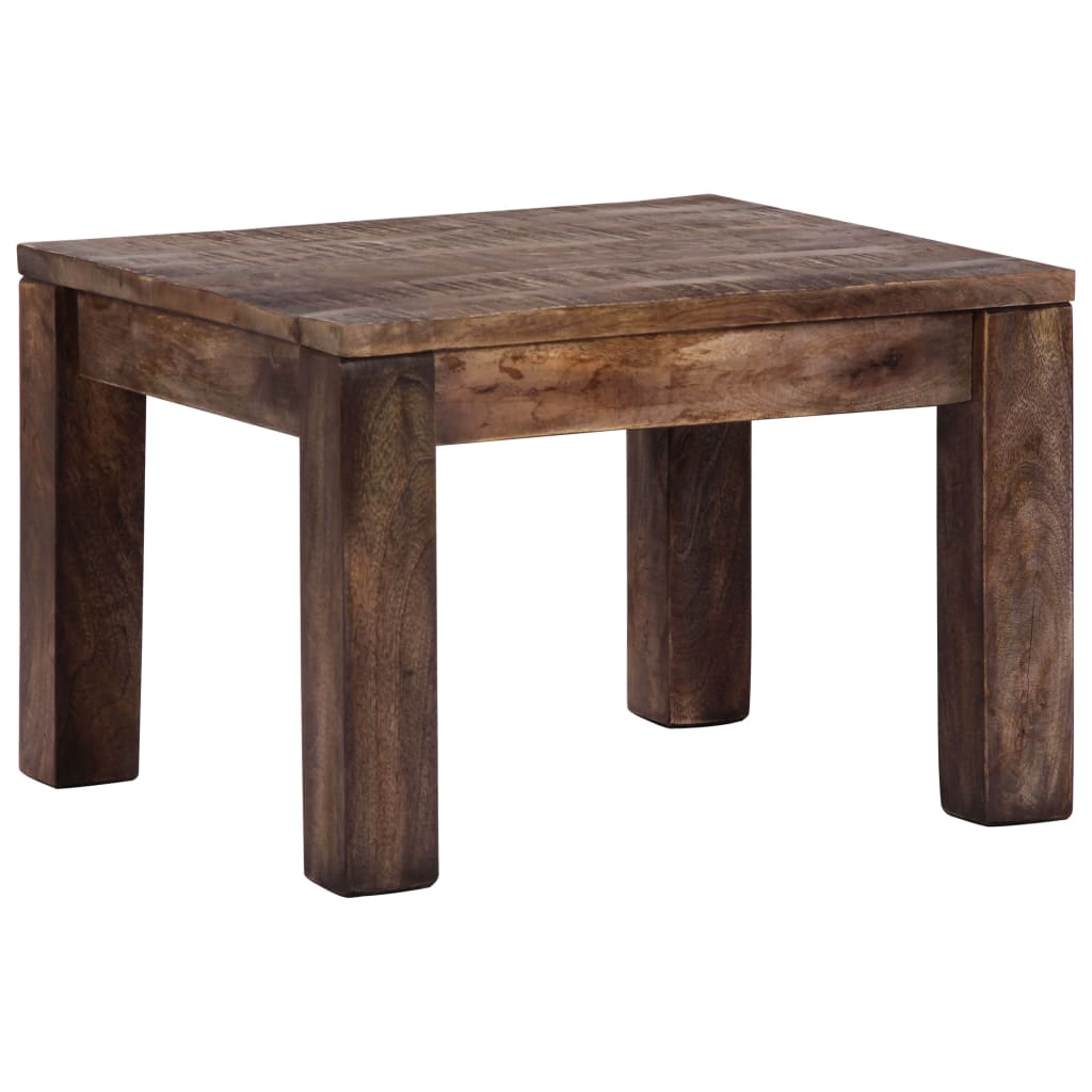 Coffee Table 50x50x35 cm Solid Mango Wood