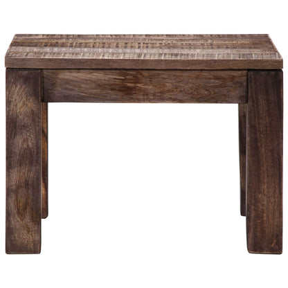 Coffee Table 50x50x35 cm Solid Mango Wood