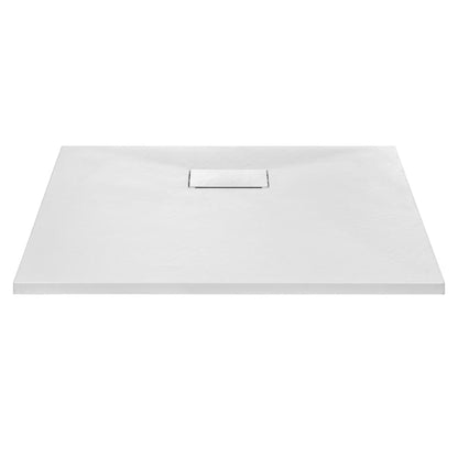 Shower Base Tray SMC White 90x80 cm