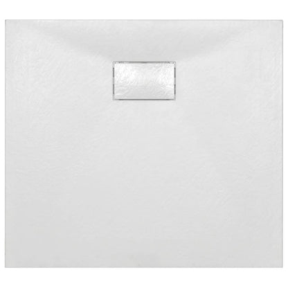 Shower Base Tray SMC White 90x80 cm