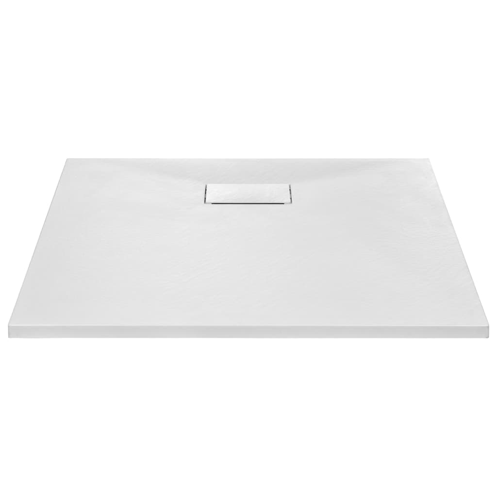 Shower Base Tray SMC White 90x90 cm