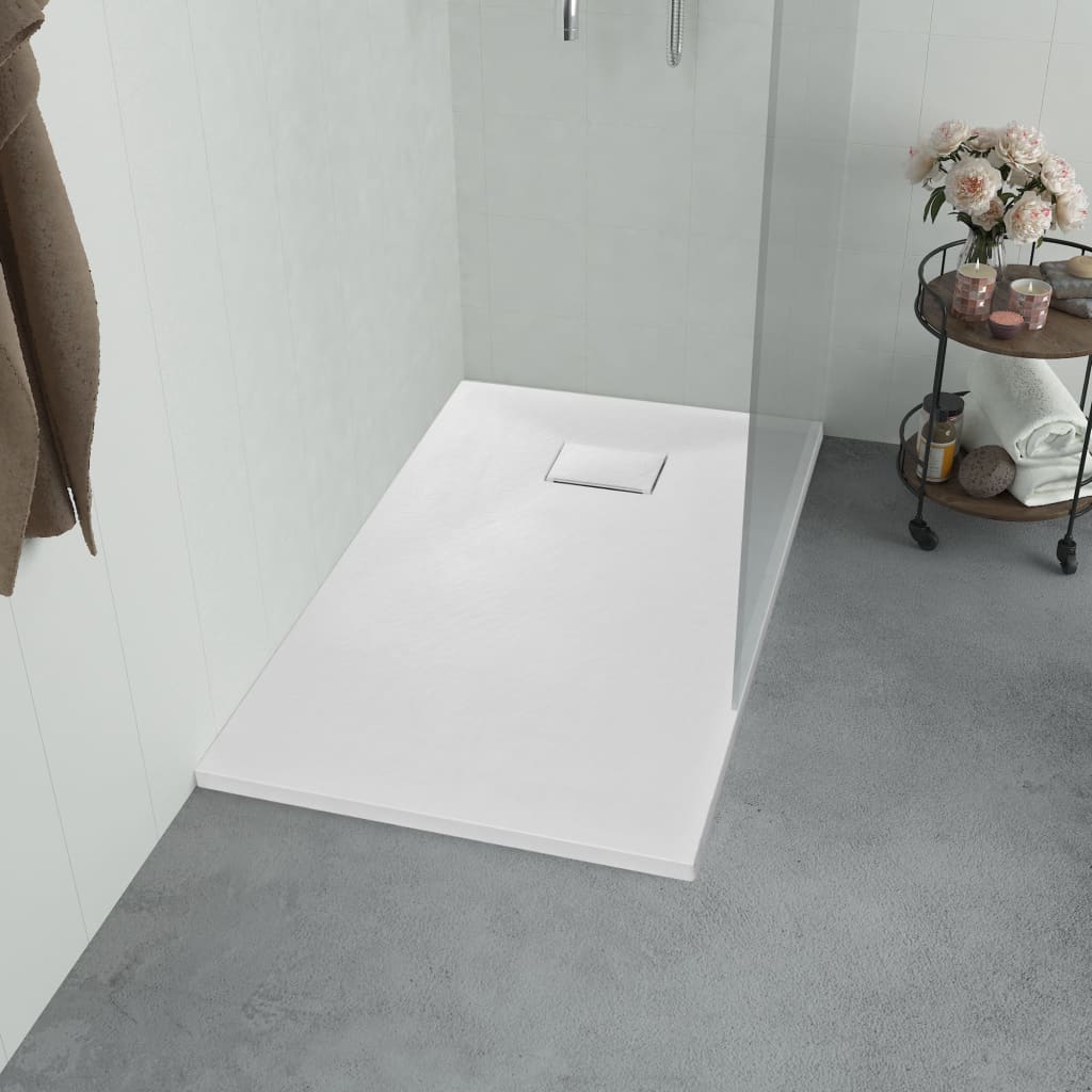 Shower Base Tray SMC White 90x90 cm