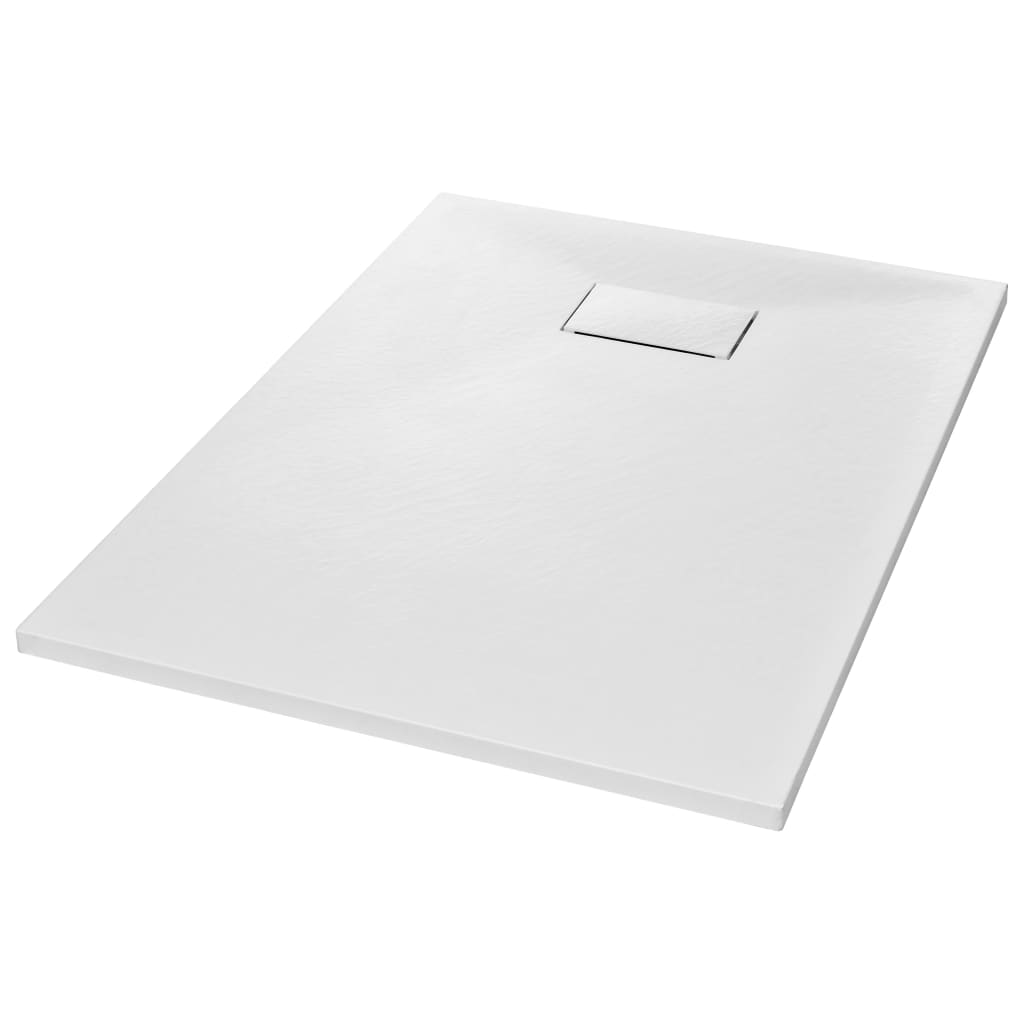 Shower Base Tray SMC White 100x70 cm