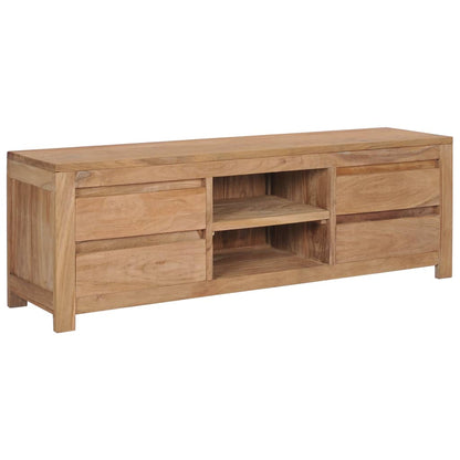 TV Cabinet 115x30x40 cm Solid Teak Wood