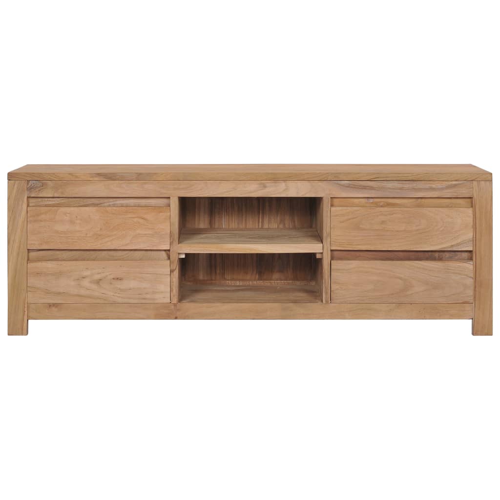 TV Cabinet 115x30x40 cm Solid Teak Wood