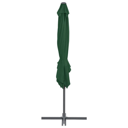 Garden Parasol with Portable Base Green