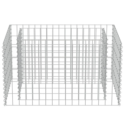 Gabion Raised Bed Galvanised Steel 90x50x50 cm