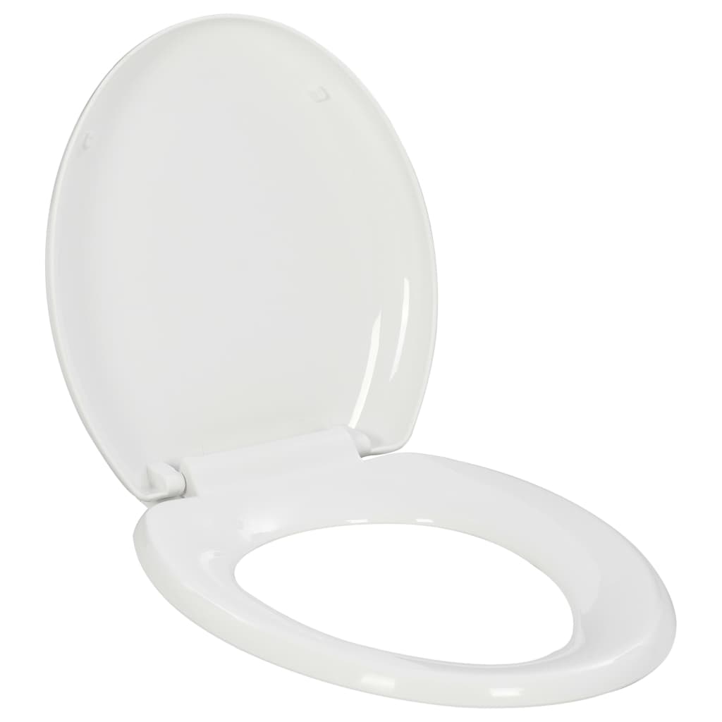 Soft-close Toilet Seat with Quick-release Design White