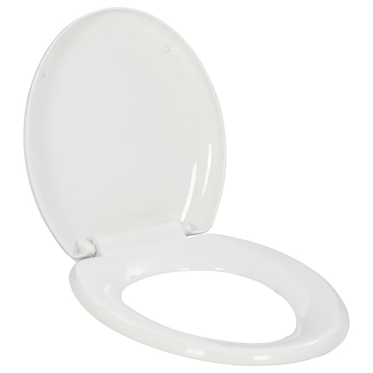 Soft-close Toilet Seat with Quick-release Design White