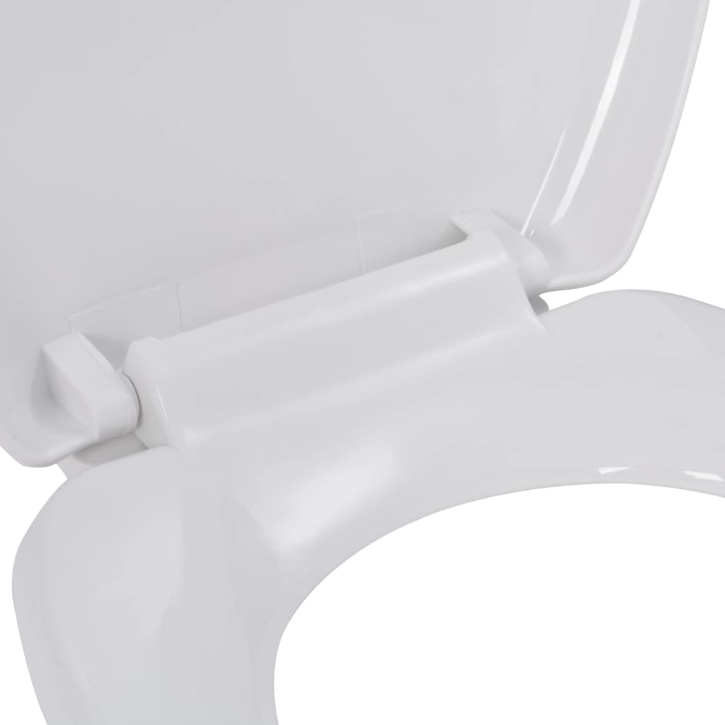 Soft-close Toilet Seat with Quick-release Design White