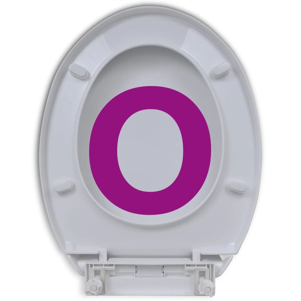 Soft-close Toilet Seat with Quick-release Design White