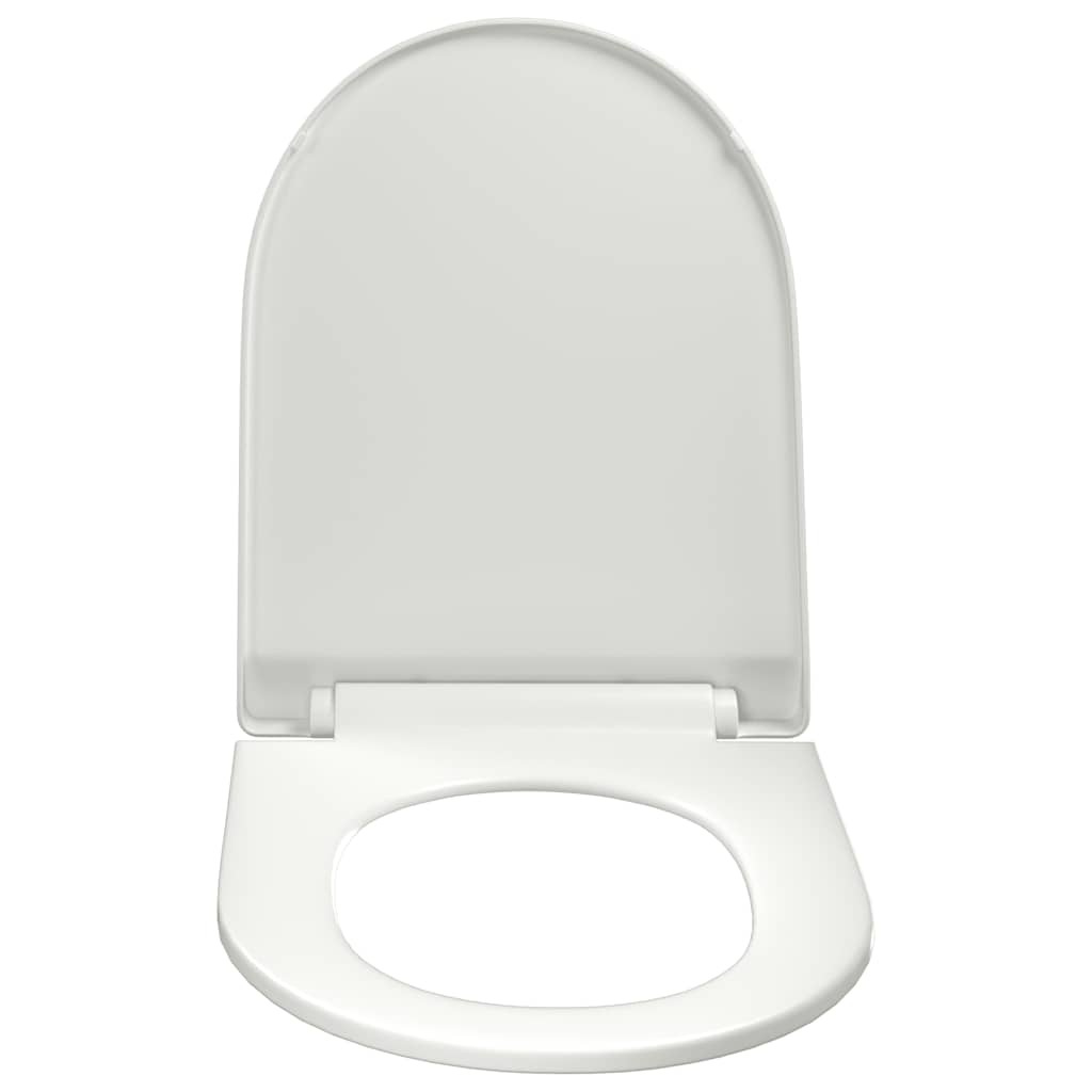Soft-close Toilet Seat with Quick-release Design White