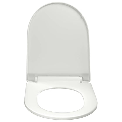 Soft-close Toilet Seat with Quick-release Design White