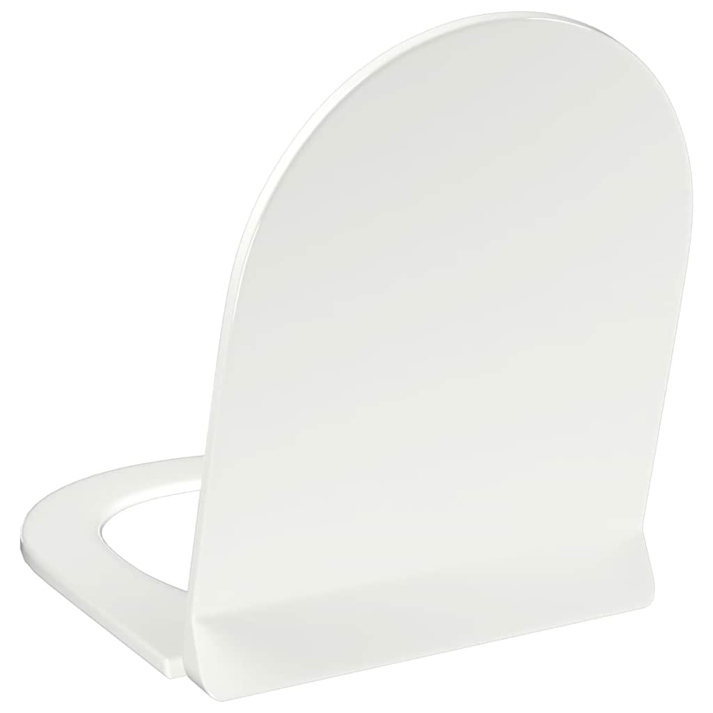Soft-close Toilet Seat with Quick-release Design White