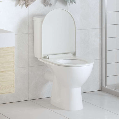 Soft-close Toilet Seat with Quick-release Design White