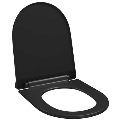 Soft-close Toilet Seat with Quick-release Design Black