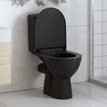 Soft-close Toilet Seat with Quick-release Design Black
