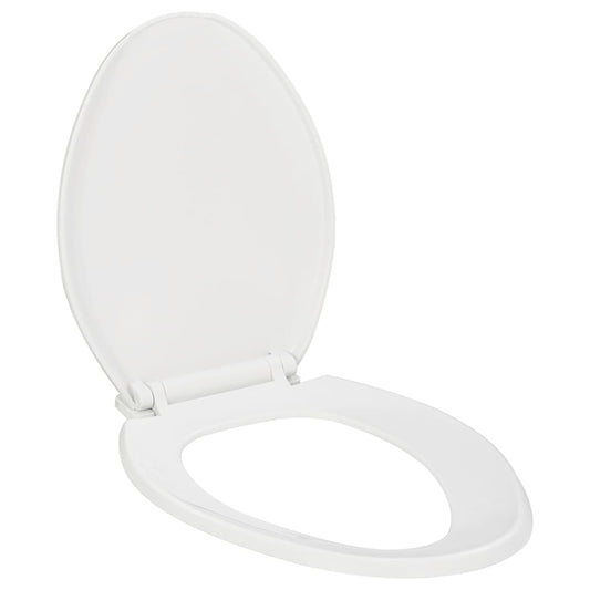 Soft-close Toilet Seat with Quick-release Design White