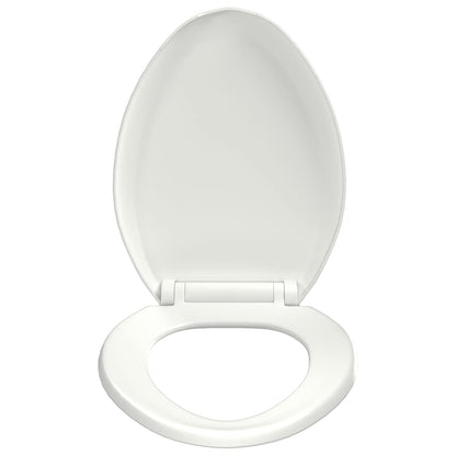 Soft-close Toilet Seat with Quick-release Design White