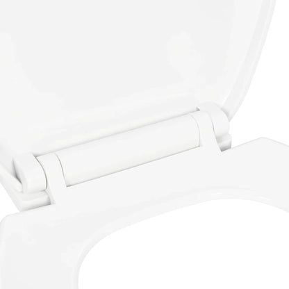 Soft-close Toilet Seat with Quick-release Design White