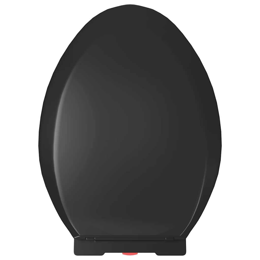 Soft-close Toilet Seat with Quick-release Design Black