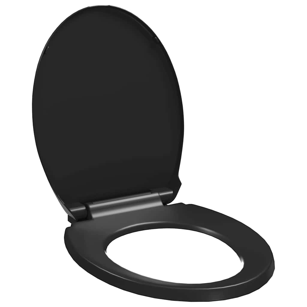 Soft-close Toilet Seat with Quick-release Design Black