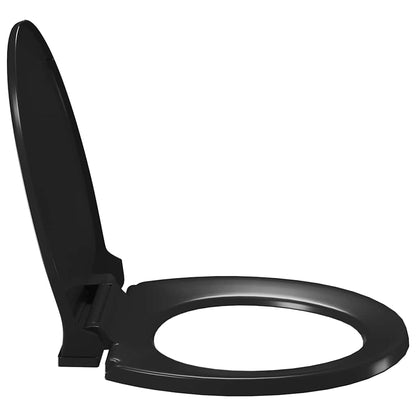 Soft-close Toilet Seat with Quick-release Design Black