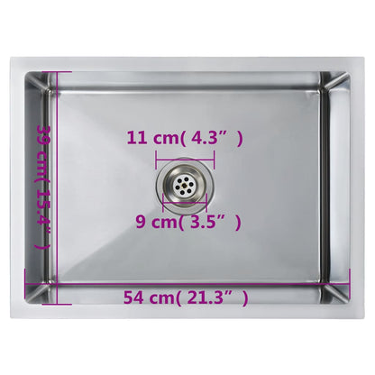 Handmade Kitchen Sink Stainless Steel