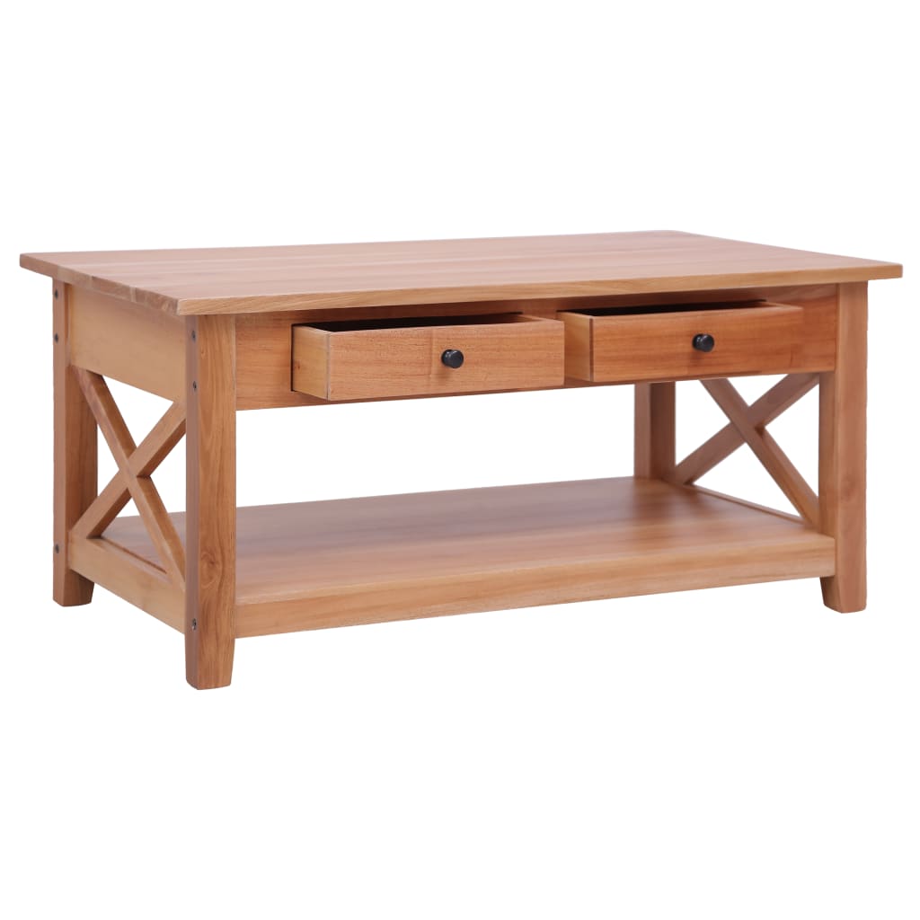 Coffee Table 100x55x46 cm Solid Mahogany Wood