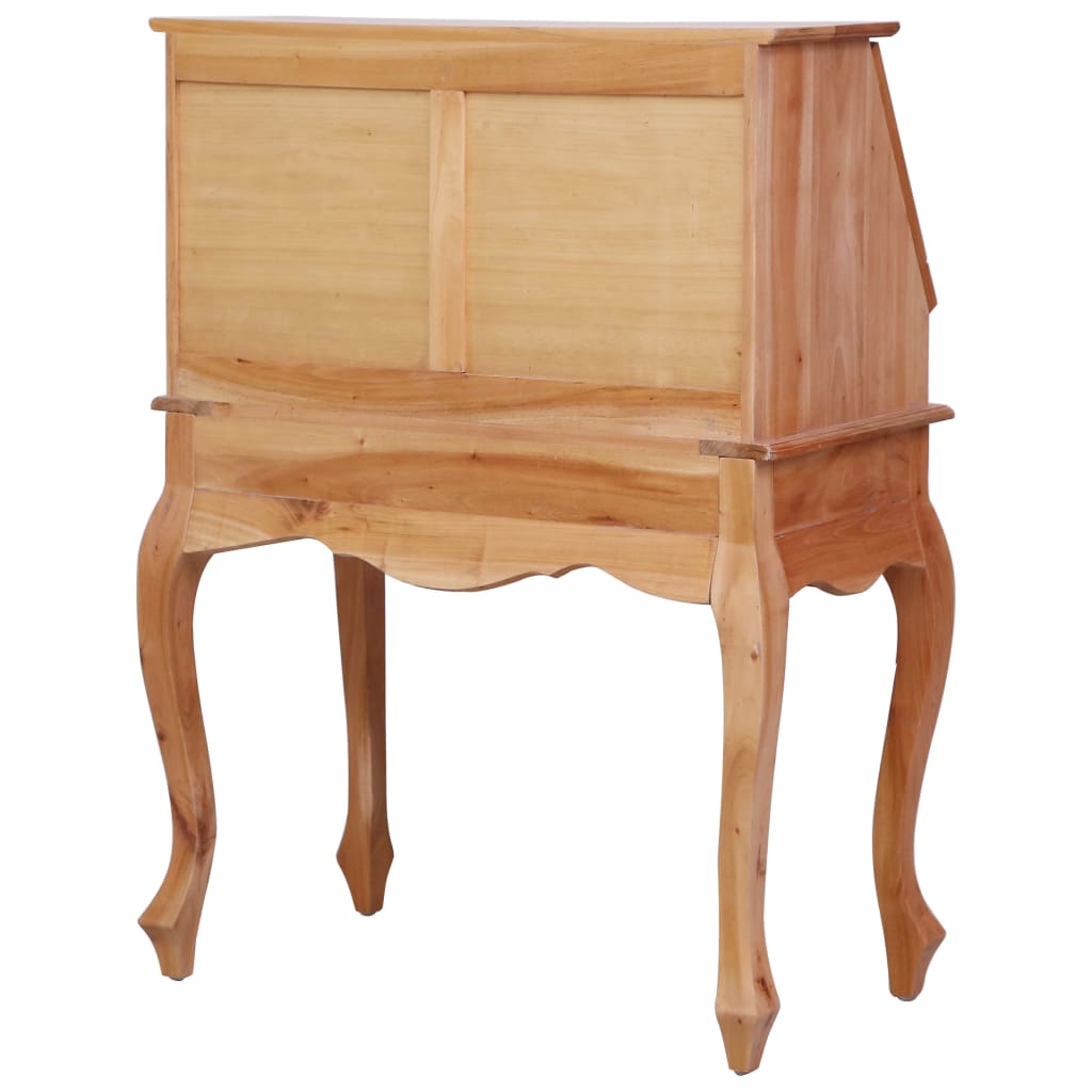 Secretary Desk 78x42x103 cm Solid Mahogany Wood