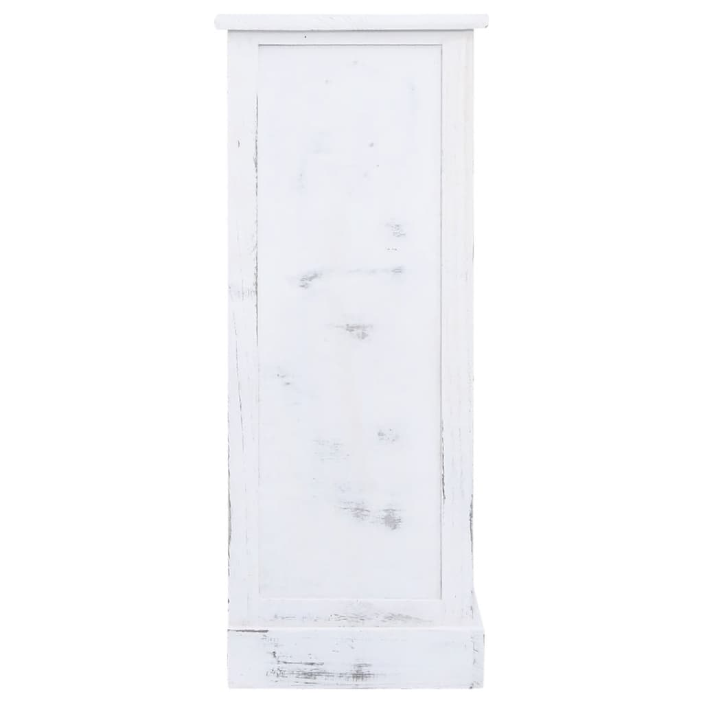 Drawer Cabinet White 60x30x75 cm Wood