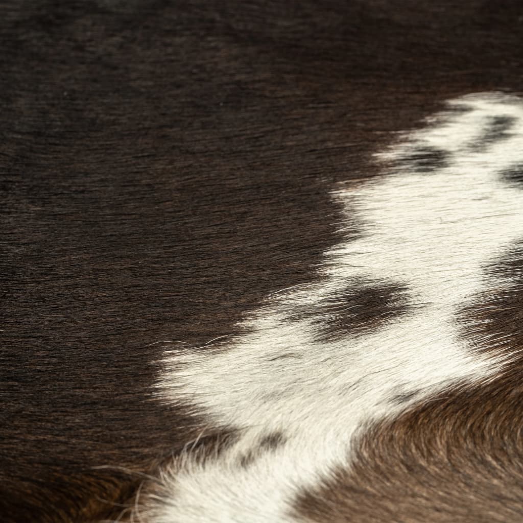 Real Cow Hide Rug Black 150x170 cm