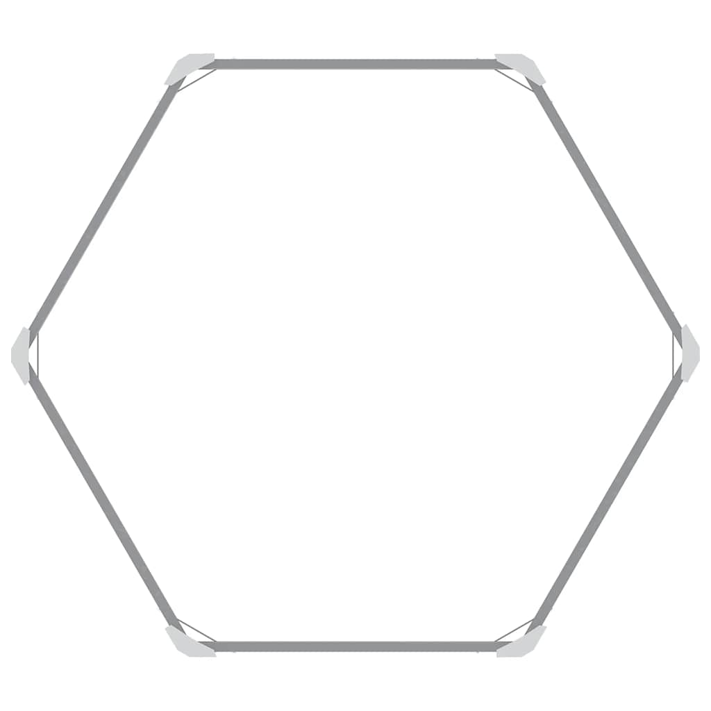 Garden Raised Bed Brown 129x129x77 cm Galvanised Steel