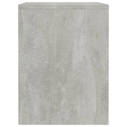 Bedside Cabinet Concrete Grey 40x30x40 cm Engineered Wood