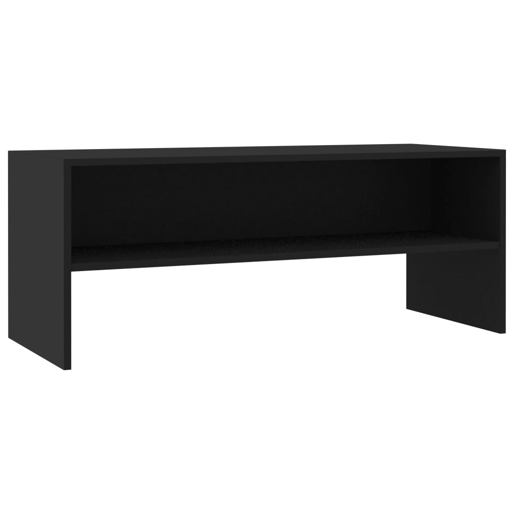 TV Cabinet Black 100x40x40 cm Engineered Wood