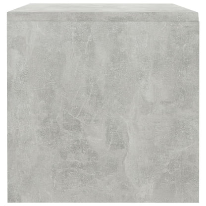 Bedside Cabinet Concrete Grey 40x30x30 cm Engineered Wood