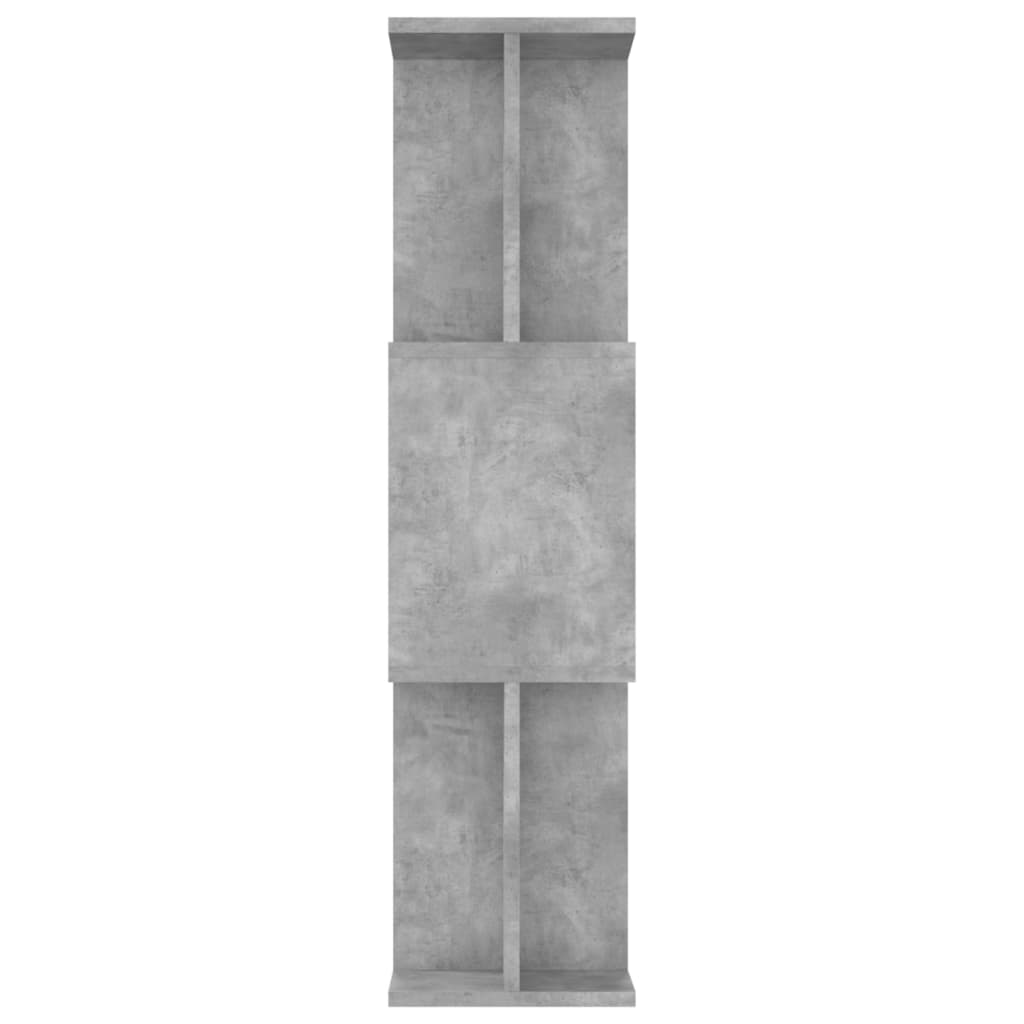 Book Cabinet/Room Divider Concrete Grey 80x24x96 cm Engineered Wood