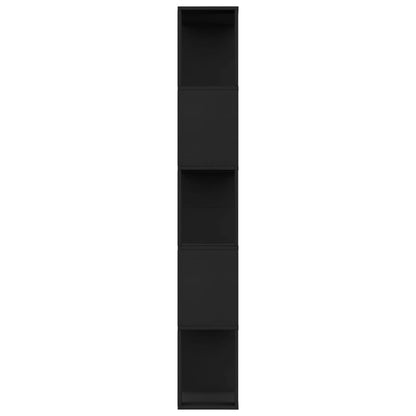 Book Cabinet/Room Divider Black 80x24x159 cm Engineered Wood